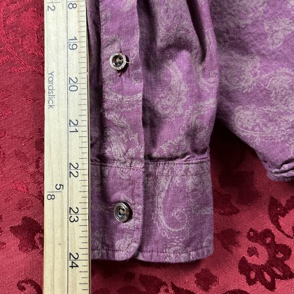 CREMIEUX Classics Shirt Mens M Paisley Long Sleeve Preppy Designer - Picture 7 of 9